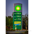 high quality outdoor gas station flagship led pylon sign